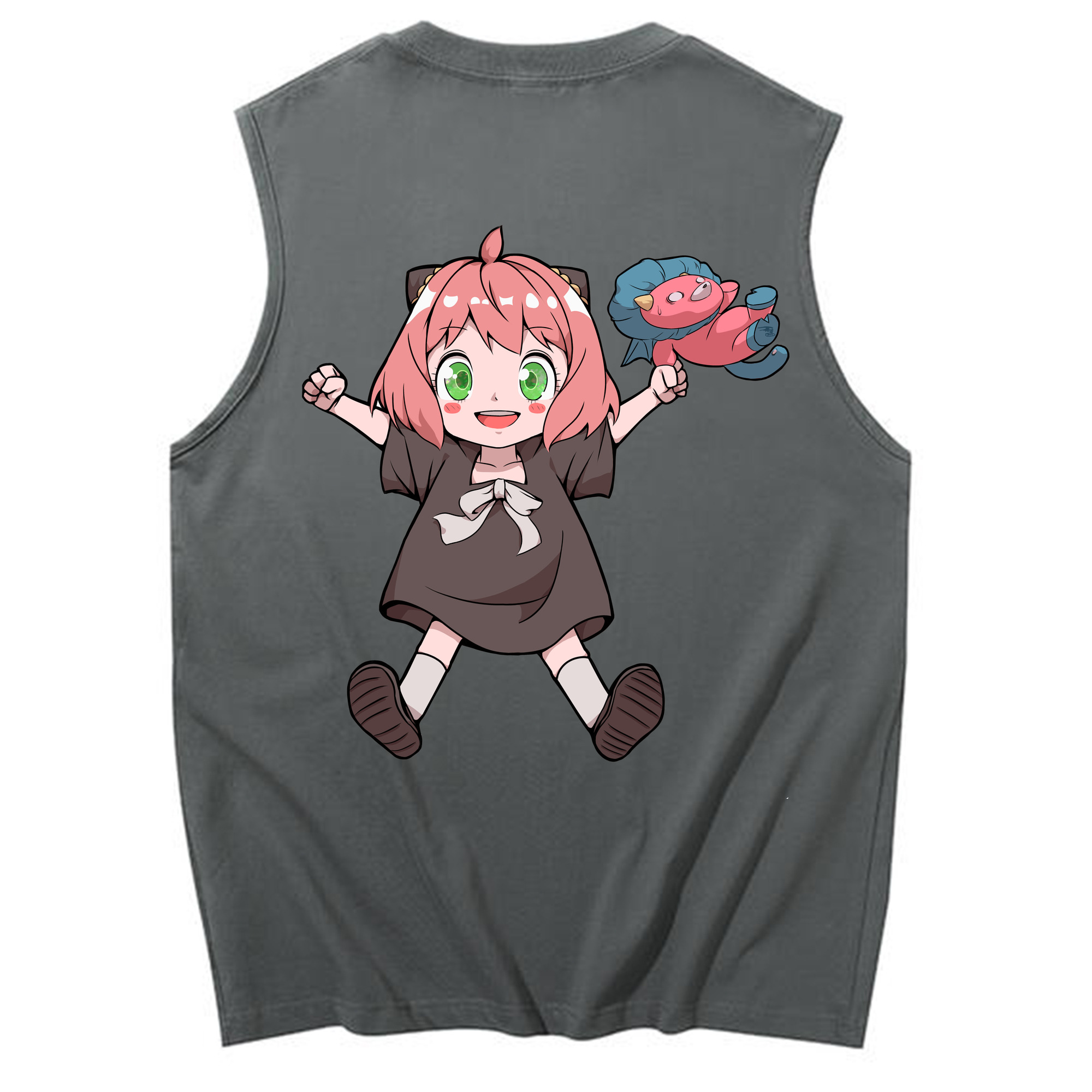 （画像用） SPY×FAMILY间谍家家酒 コットン100％タンクトップ（背面プリント）